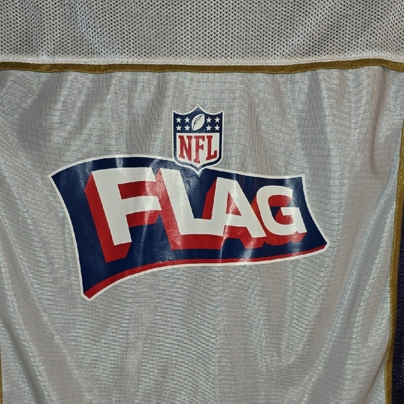 NFL Kids Purple and Gold Baltimore Ravens NFL Flag Football Jersey LOT L - Picture 13 of 13